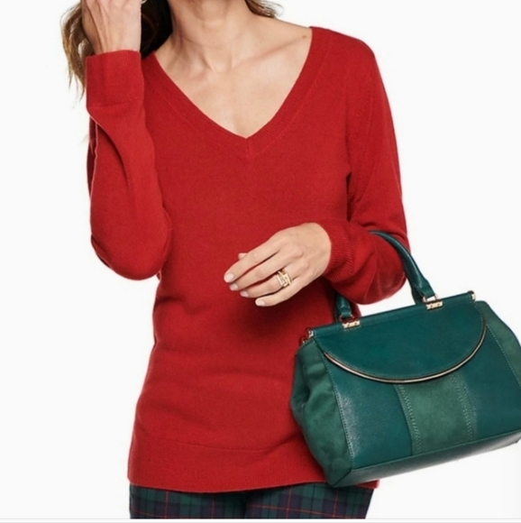 CROFT & BARROW Long Sleeve Red Shirt Size XXL - Picture 2 of 7